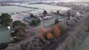 Seven Stars, Wool Nr. Wareham, Dorset - by Drone 003